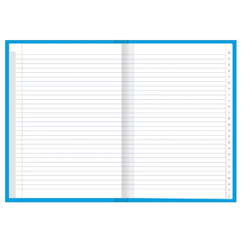 Caderno brochura capa dura 1/4 com índice 96 folhas D Mais - Tilibra