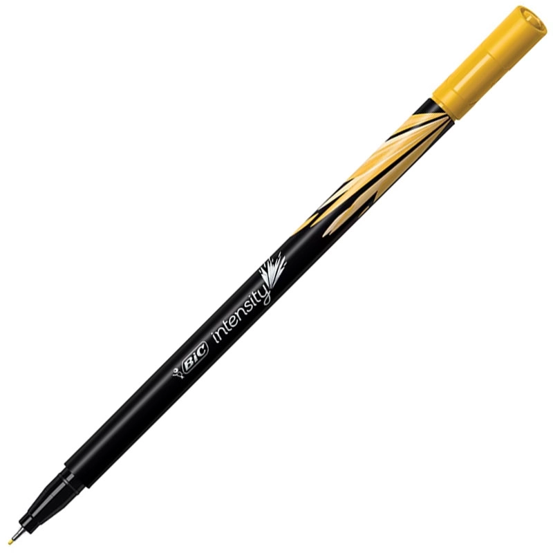 Caneta hidrográfica ultra fina Intensity 0.4mm Amarelo Mostarda - Bic