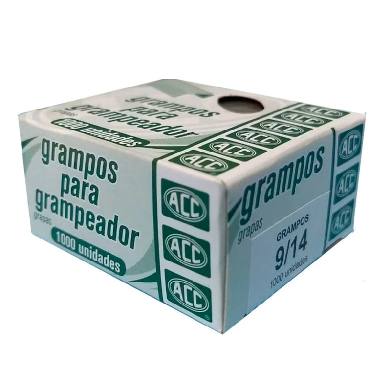 Grampo galvanizado 9/14 - com 5000 unidades - ACC