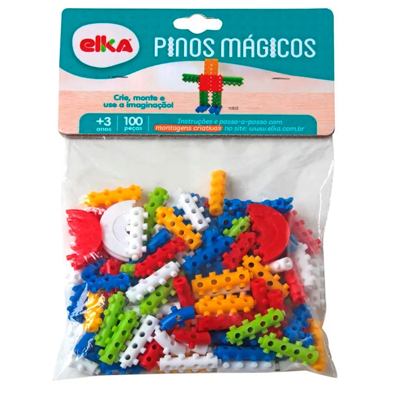 Pinos mágicos com 100 peças - 483 - Elka
