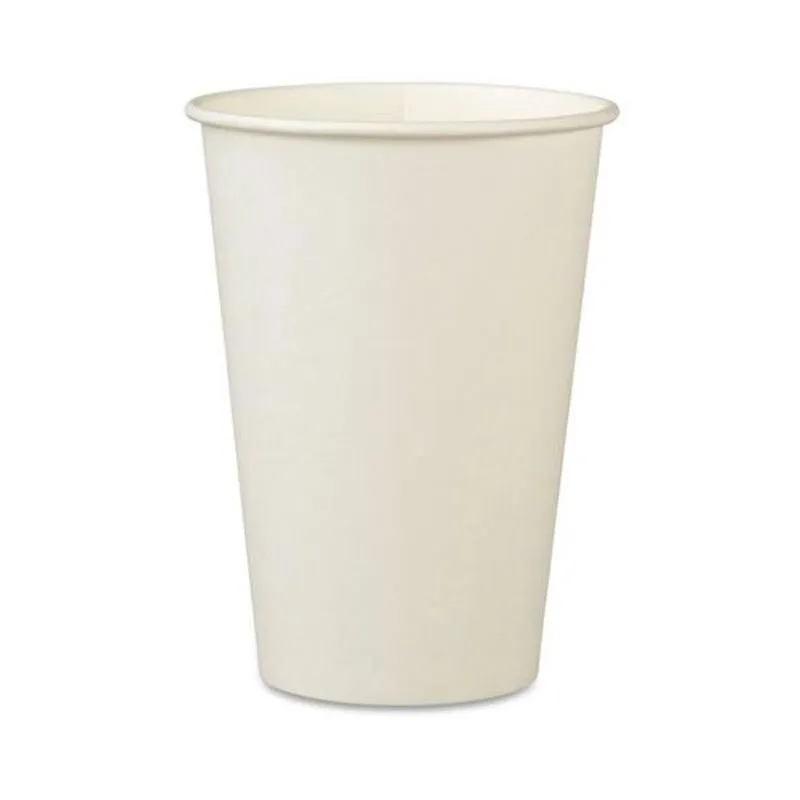 Copo de papel branco descartável 180ml 50und - Azevedo