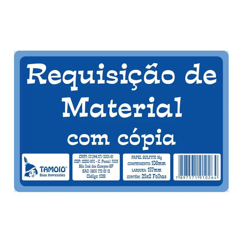 Requisição de material pequeno com cópia 25x2 - Tamoio