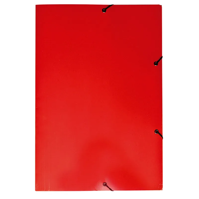Pasta com aba elástico ofício - Duplex - vermelho - 0199.U - Dello