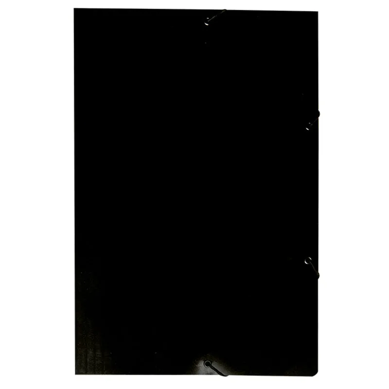 Pasta com aba elástico ofício - Duplex - preto - 0199.P - Dello