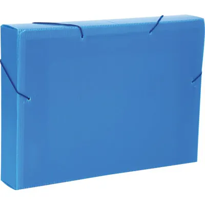 Pasta aba elástica lombo 20mm novaonda Azul - Polibras