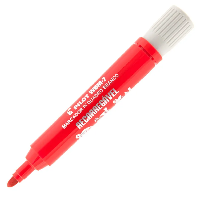 Pincel para quadro branco recarregável WBM-7 Vermelho - Pilot