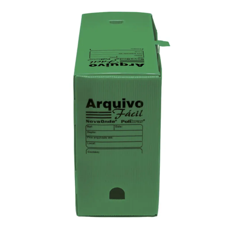 Arquivo morto plástico ofício novaonda verde - Polibras