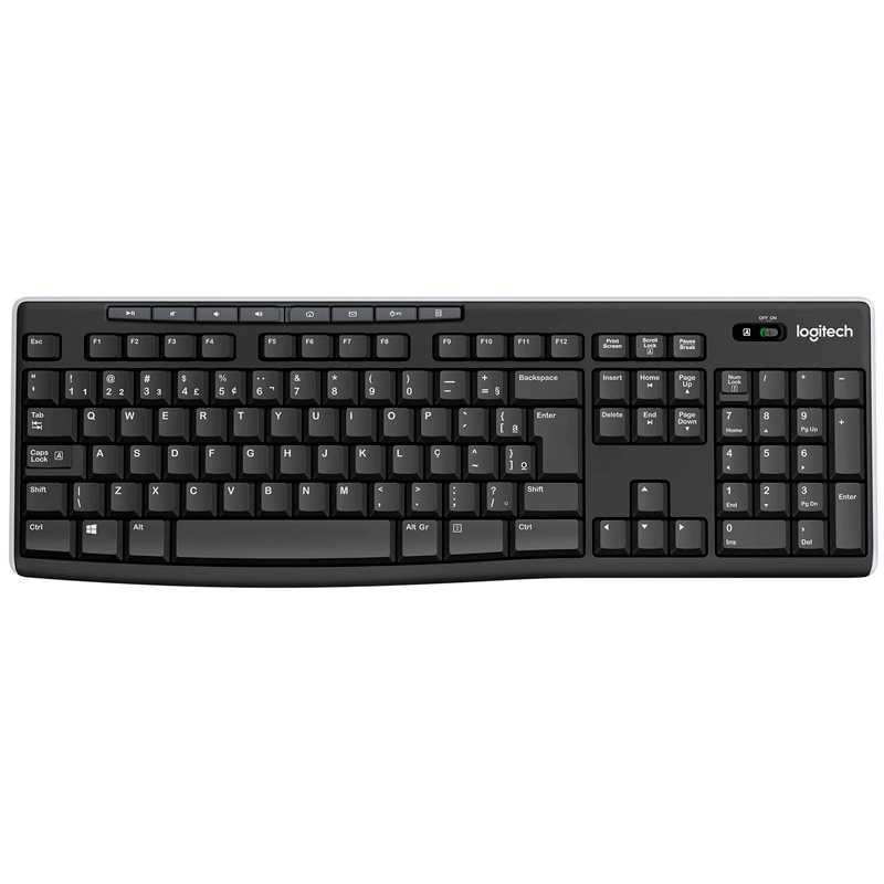 Teclado sem fio K270 - Logitech