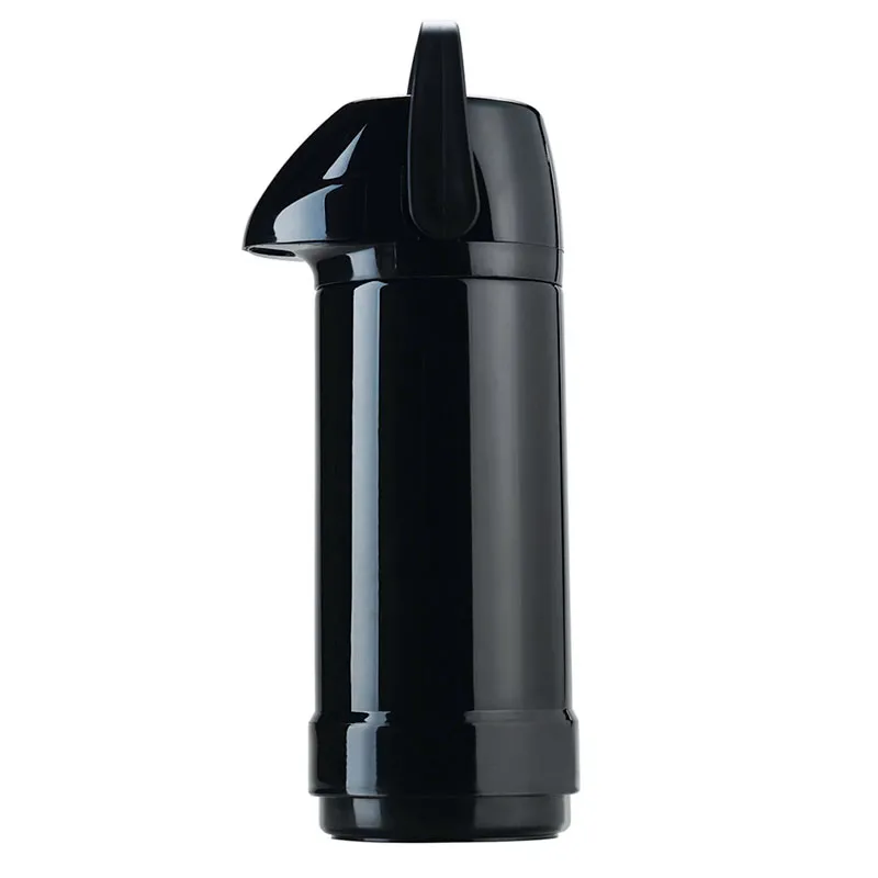 Garrafa térmica de pressão GLP polipropileno 1L Preta - Invicta