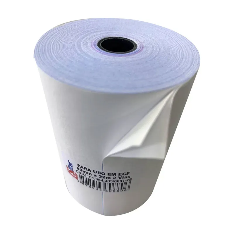 Bobina para PDV 89x22 - 2 vias autocópia - com 30 unidades - Silfer