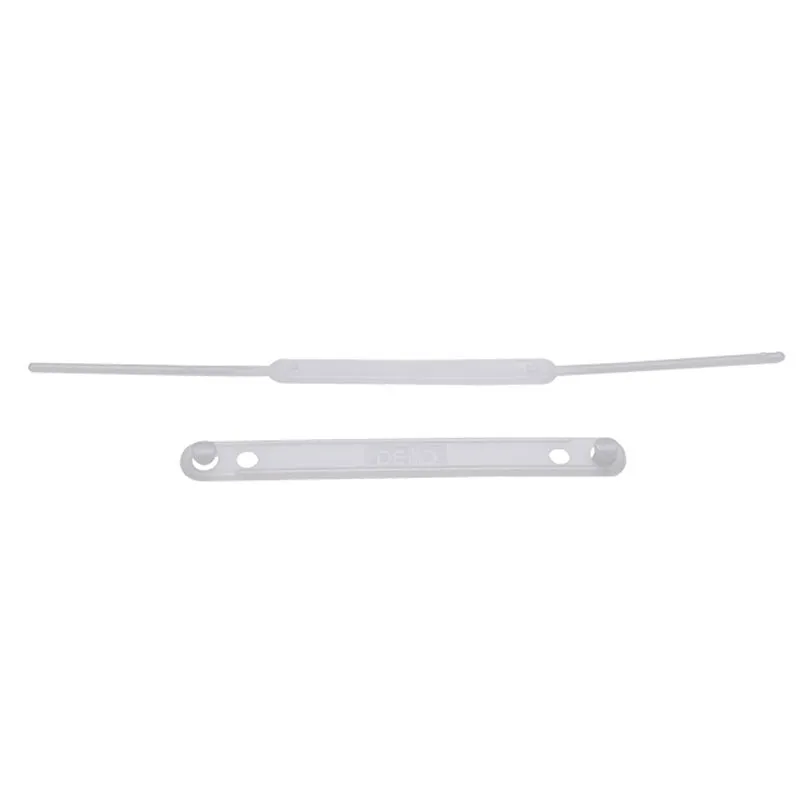 Grampo e mola plástico branco - com 50 unidades - Dello