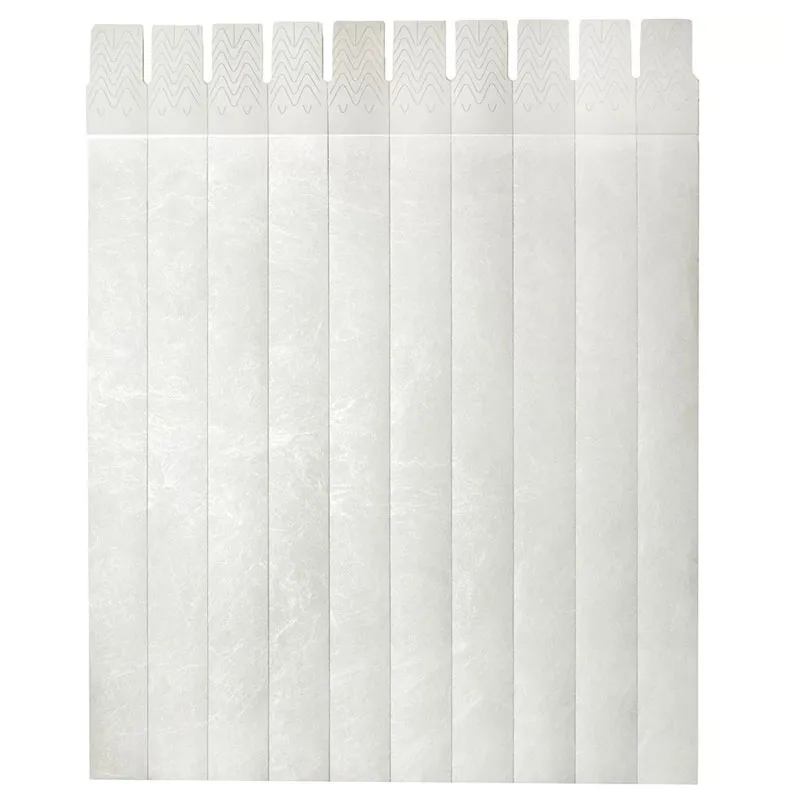 Pulseira de identificação tyvek Branca com 1000 unidades - Singularis