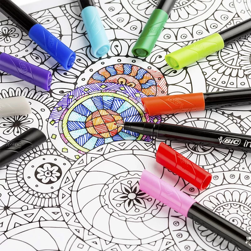 Caneta hidrográfica ultra fina Intensity 0.4mm Azul - Bic