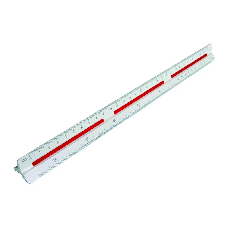 Escalímetro triangular 320x25mm 7830-2 - Trident