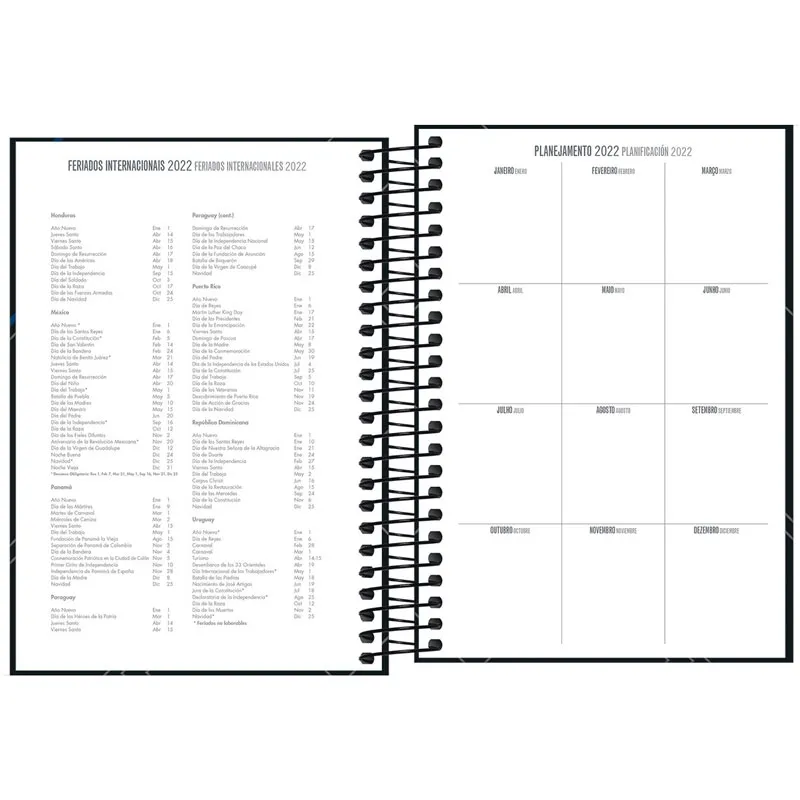 Agenda executiva espiral diária 1/4 Spot 187x129mm 2026 - Tilibra