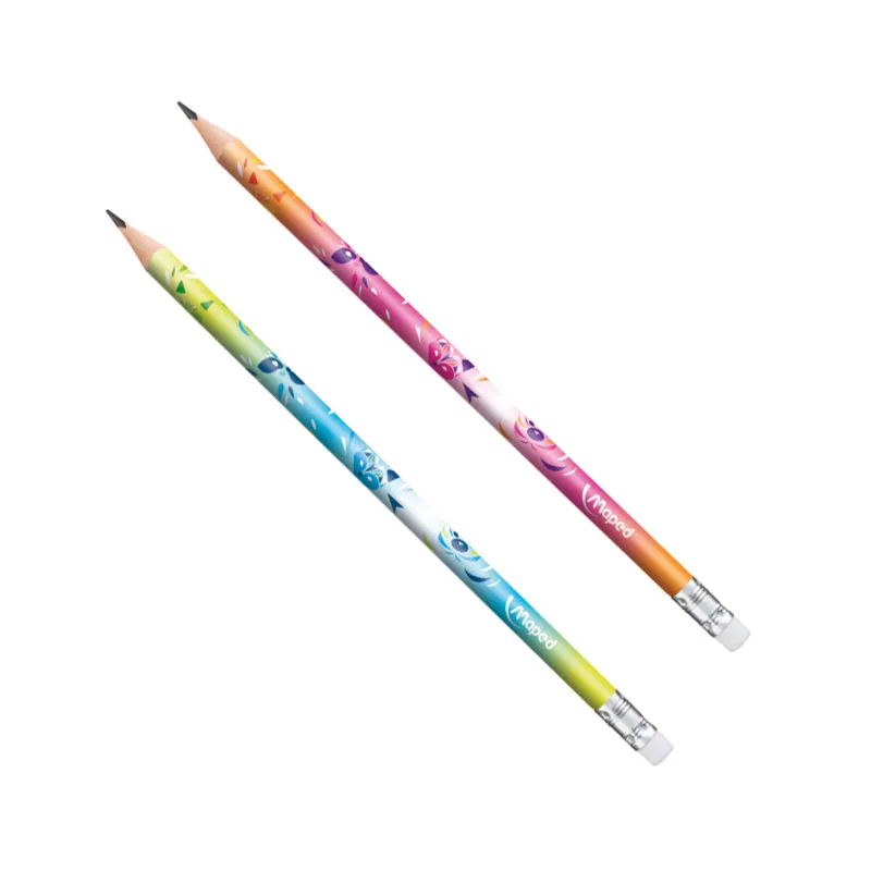 Lápis preto Nr.2 com borracha Mini Cute 12 unid 851814 - Maped