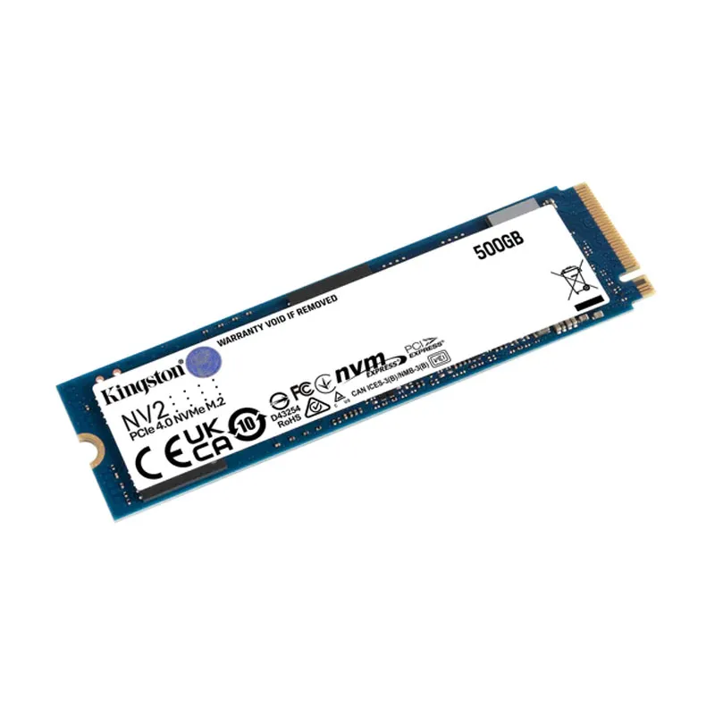 SSD Kingston NV2 500GB m.2, Nvme, Leitura 3500mb/s, Gravação 2100mb/s SNV2S/500G
