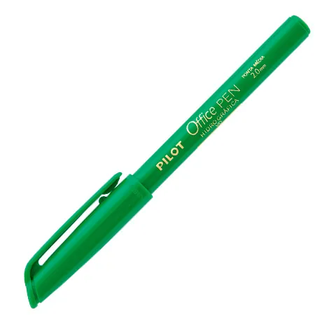 Caneta hidrográfica Office Pen 2.0 verde - Pilot