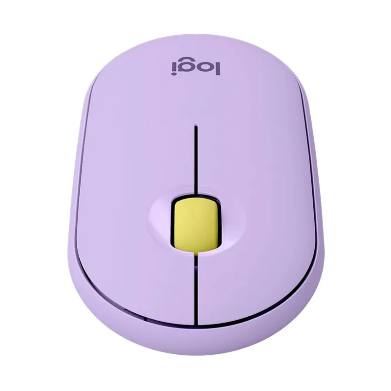 Mouse sem fio óptico Pebble Lilás M350 - Logitech