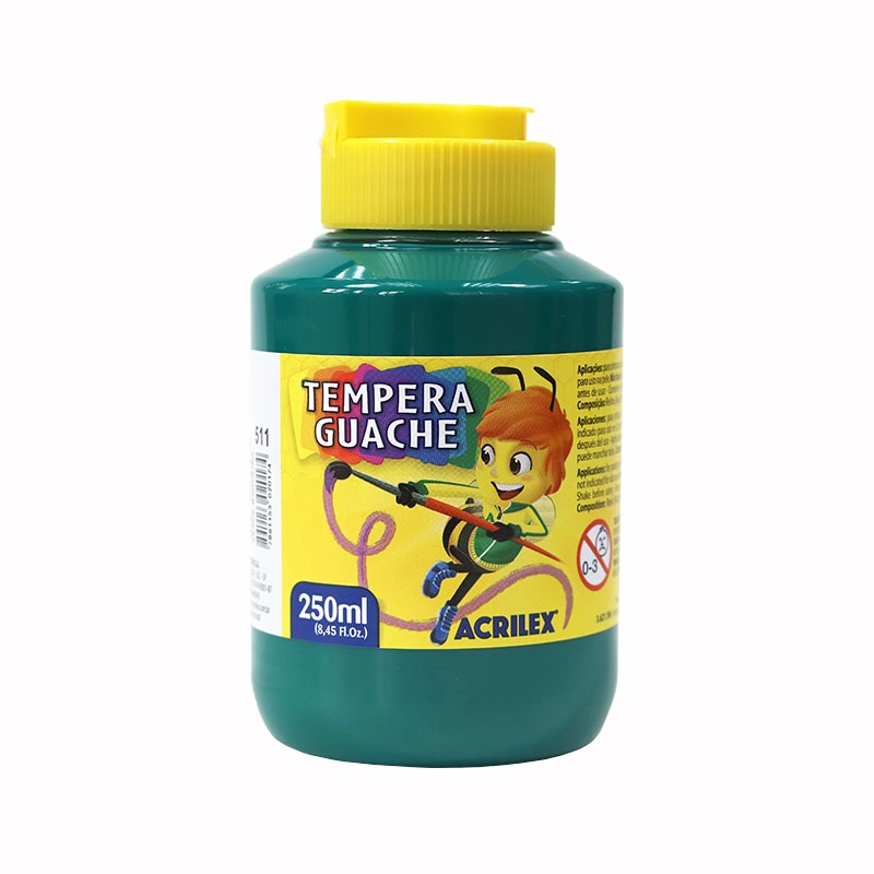 Tinta guache Verde Bandeira 250ml - 511 - Acrilex