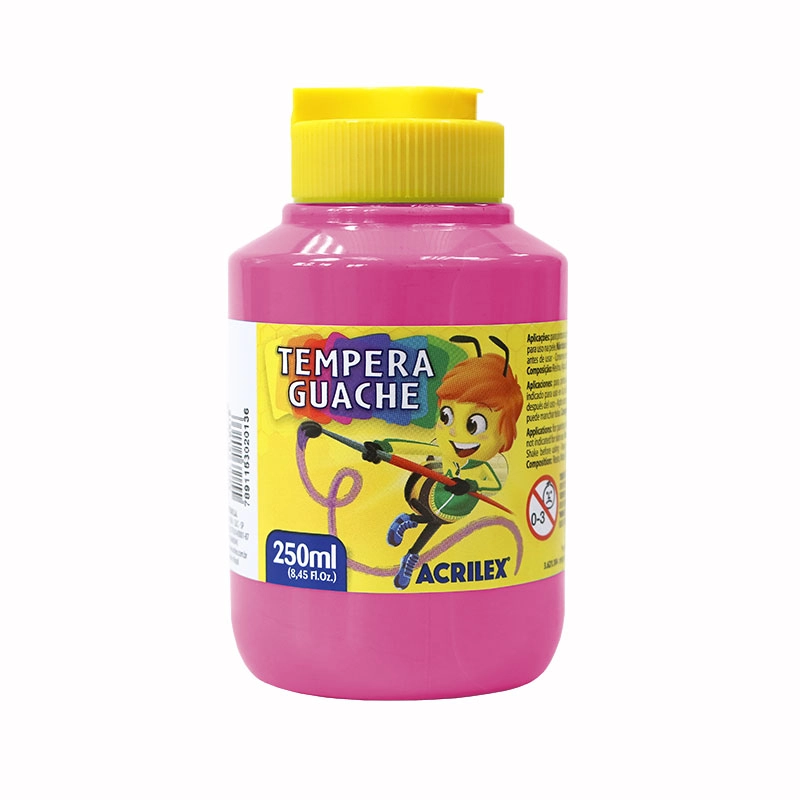Tinta guache Rosa 250ml - 537 - Acrilex