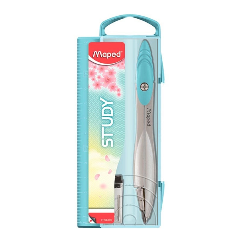 Compasso Metal Study Pastel sem tira linha 194510 - Maped