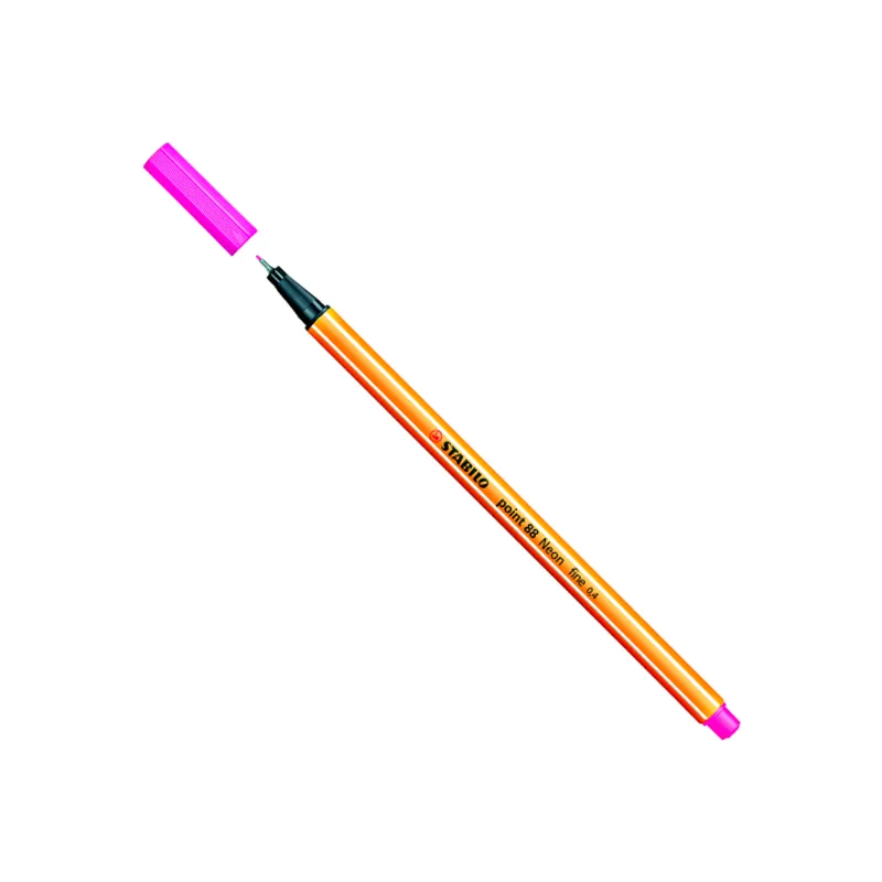 Caneta hidrográfica Fine Point 88/056 - Rosa Neon - Stabilo