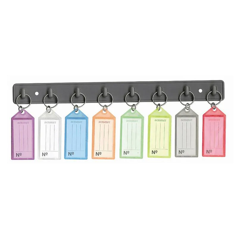 Organizador de chaves 8 chaveiros 12 etiquetas - 143 - Acrimet
