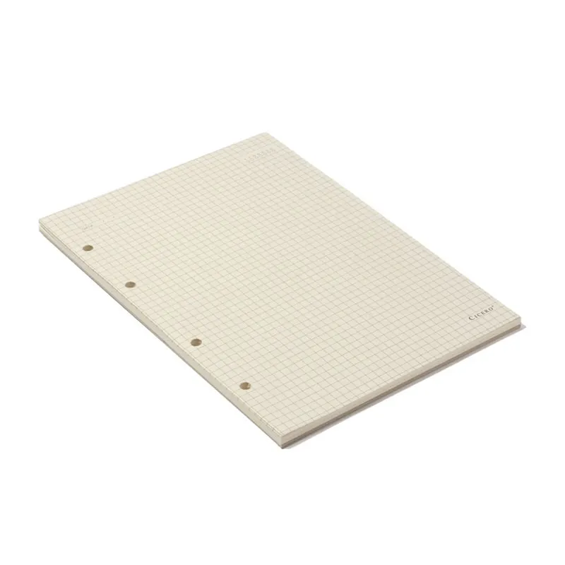 Bloco refil médio criativo argolado Pólen quadriculado 40 folhas - Cicero