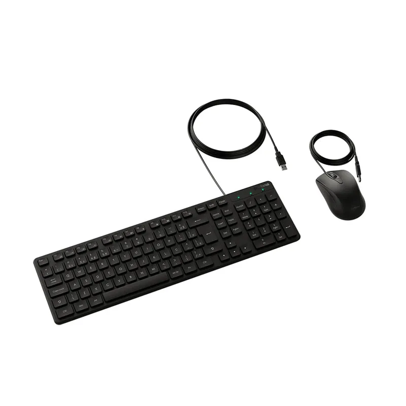 Teclado e mouse com fio USB preto CCI 20 - Intelbras