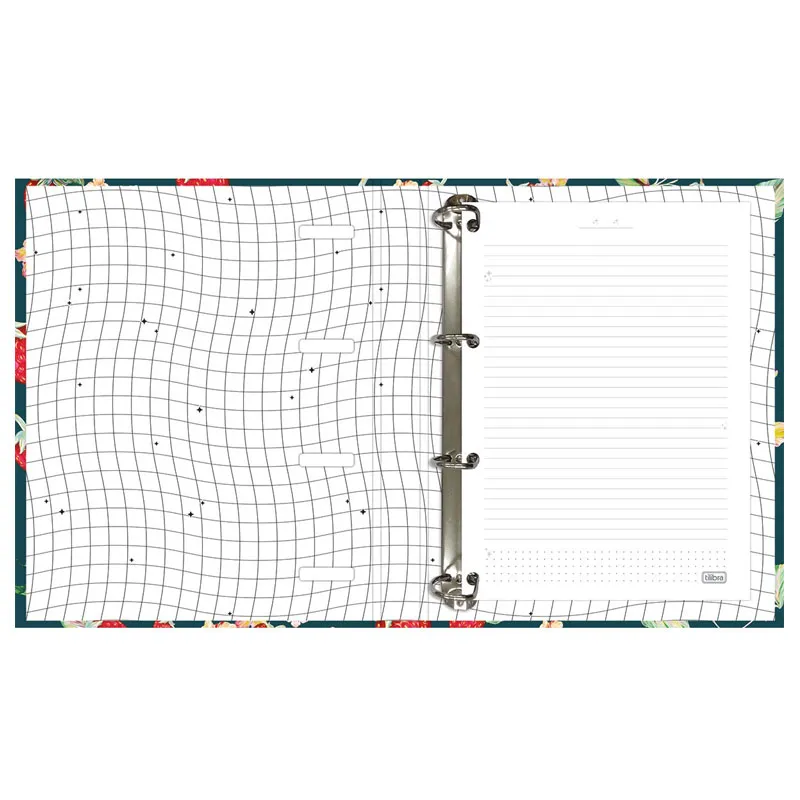 Fichário universitário 4 argolas Capricho 294659 - Tilibra