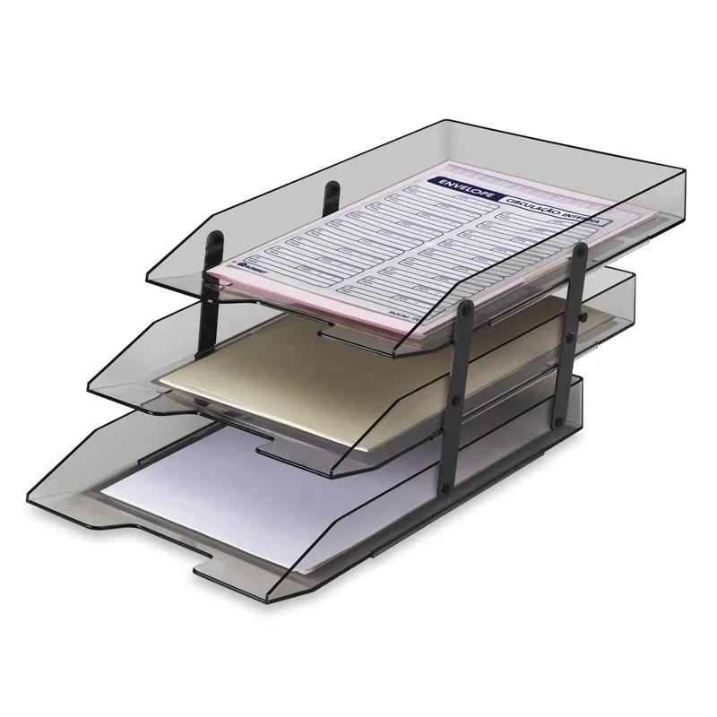 Caixa correspondência tripla articulável Fumê - 245.1 - Acrimet