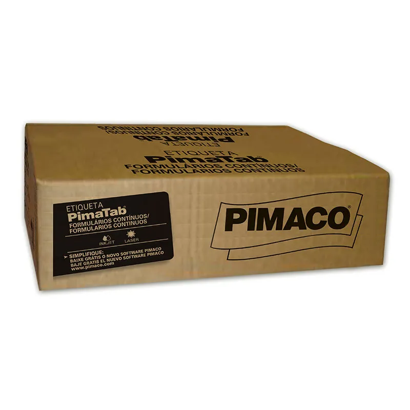 Etiqueta formulário contínuo 2 carreiras 89X36 caixa com 8000 - Pimaco