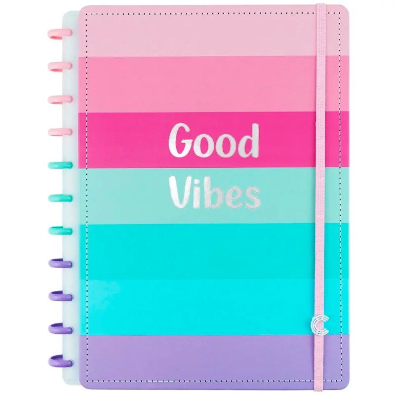Caderno inteligente grande Good Vibes by Indy - CIGD4140