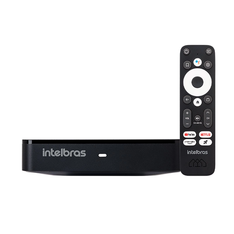 Smart box Android TV Izy Play Full HD 4140033 - Intelbras