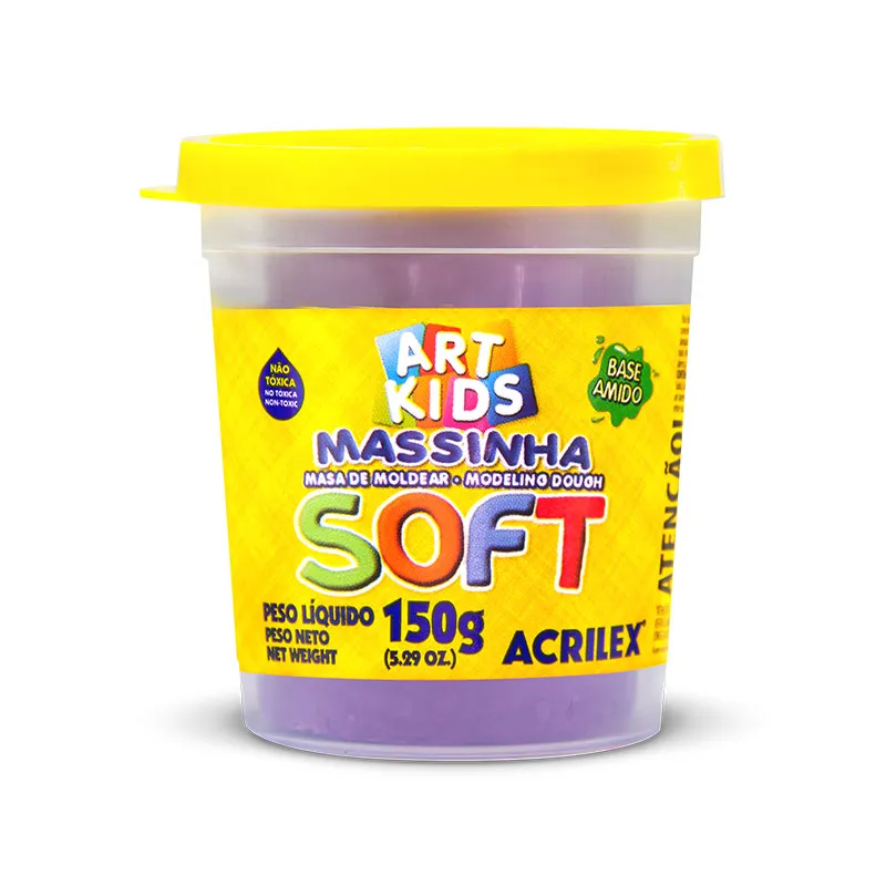 Massa de modelar Soft 150g Violeta 516 - Acrilex
