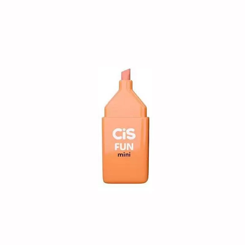 Pincel marca texto Fun Mini Laranja Pastel - Cis