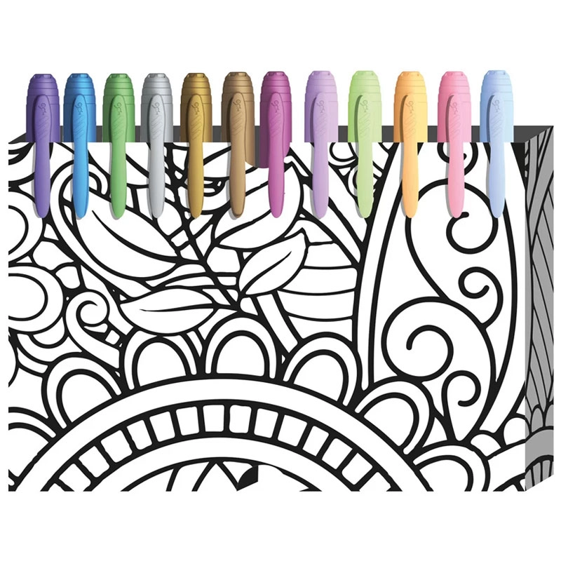 Pincel marcador permanente Marking Metálico com 2 cores 903936 - Bic