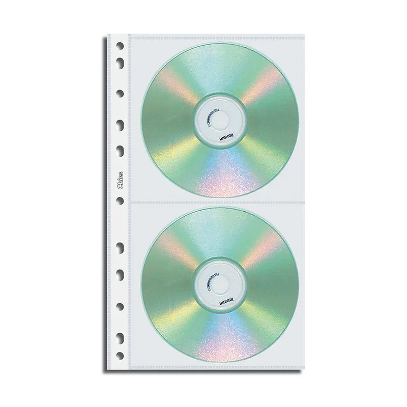 REFIL PORTA CD DUPLO 1698 - COM 10 UNIDADES - CHIES