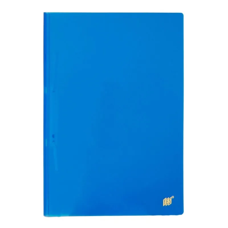 Pasta plástica com grampo ofício - transparente azul - 112S.AZ - Yes