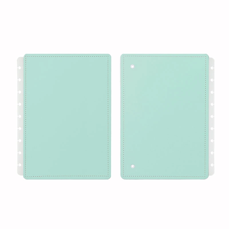 Capa e contra-capa médio Verde Pastel CICM3082 - Caderno Inteligente