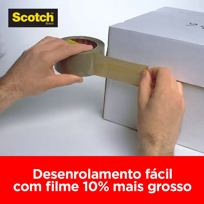 Fita para embalagem Marrom - 45mm x 45m - 5802 - 3M