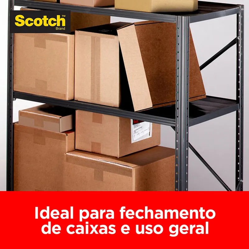 Fita para embalagem Marrom - 45mm x 45m - 5802 - 3M