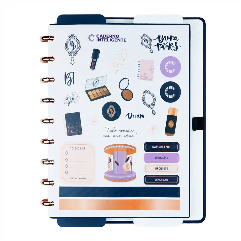 Caderno inteligente grande BT House by Bruna Tavares - CIGD4159