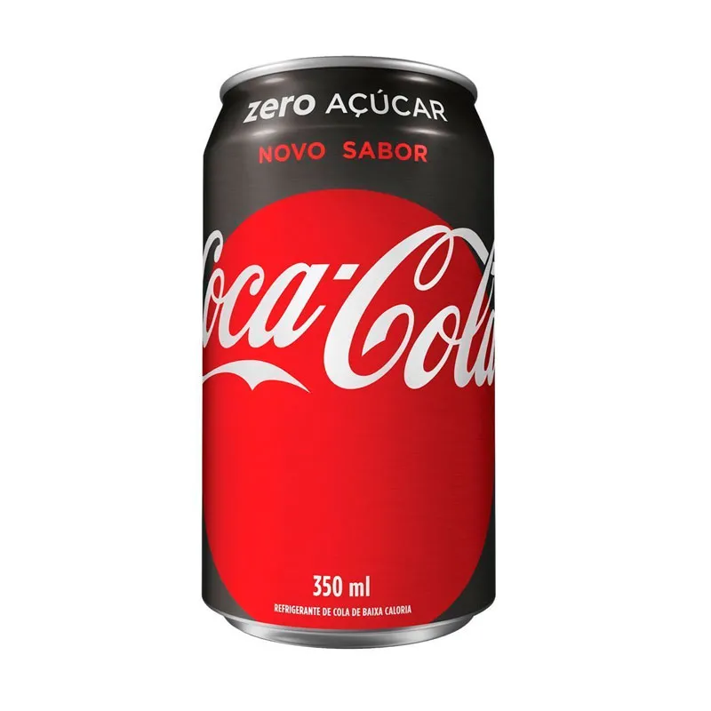 Refrigerante Coca Cola sem açúcar - lata 350ml