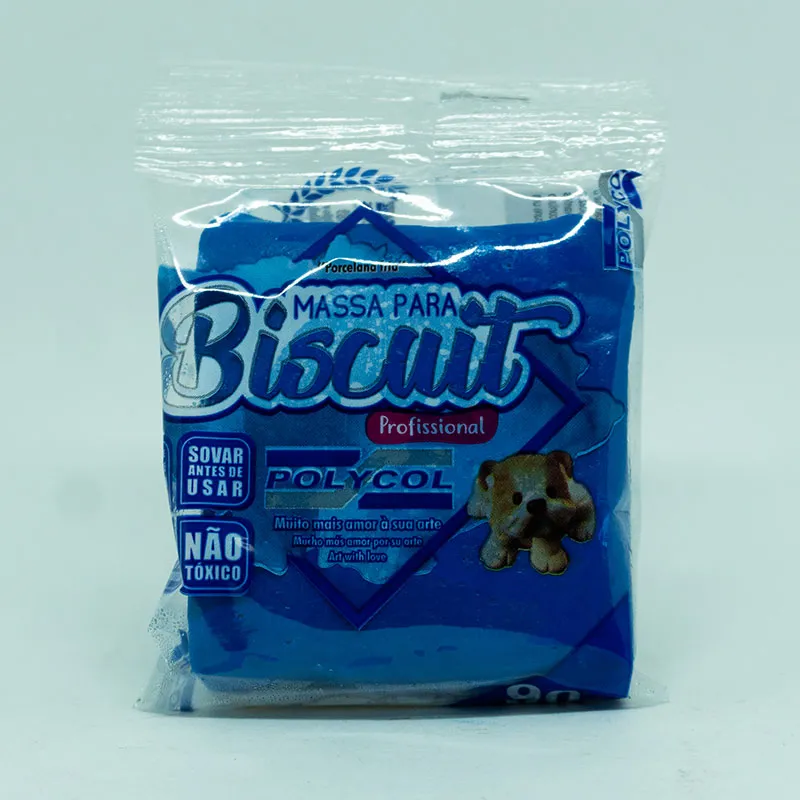 Massa de Biscuit 90g - Azul Marinho - Polycol