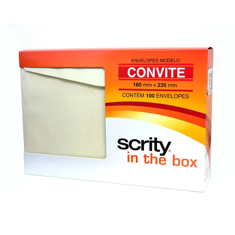 Envelope Color Plus Creme 160x235mm 100und Scrity