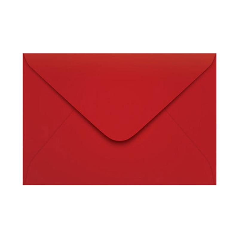 Envelope Color Plus Vermelho 160x235mm - caixa com 100 unidades - Scrity
