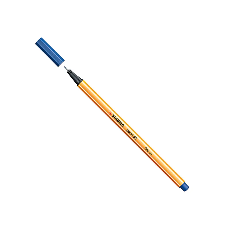 Caneta hidrográfica Fine Point 88/22 - Azul Marinho Stabilo