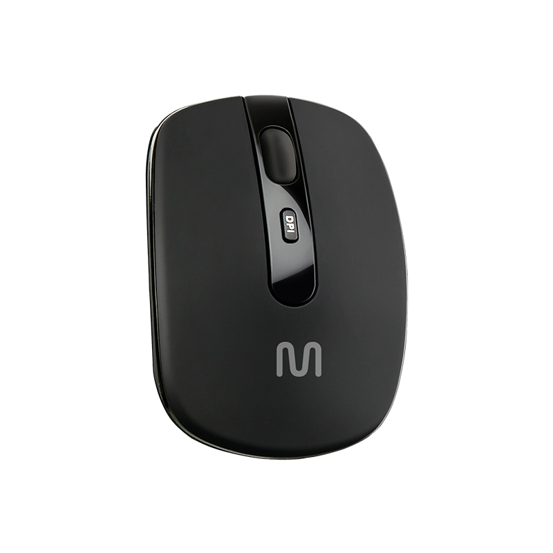 Teclado e mouse sem fio USB 2.4Ghz Slim Preto multimídia - TC202 - Multi